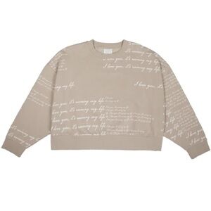 TAYLOR SWIFT • I LOVE YOU IT'S RUINING MY LIFE BOXY CROPPED CREWNECK (M)